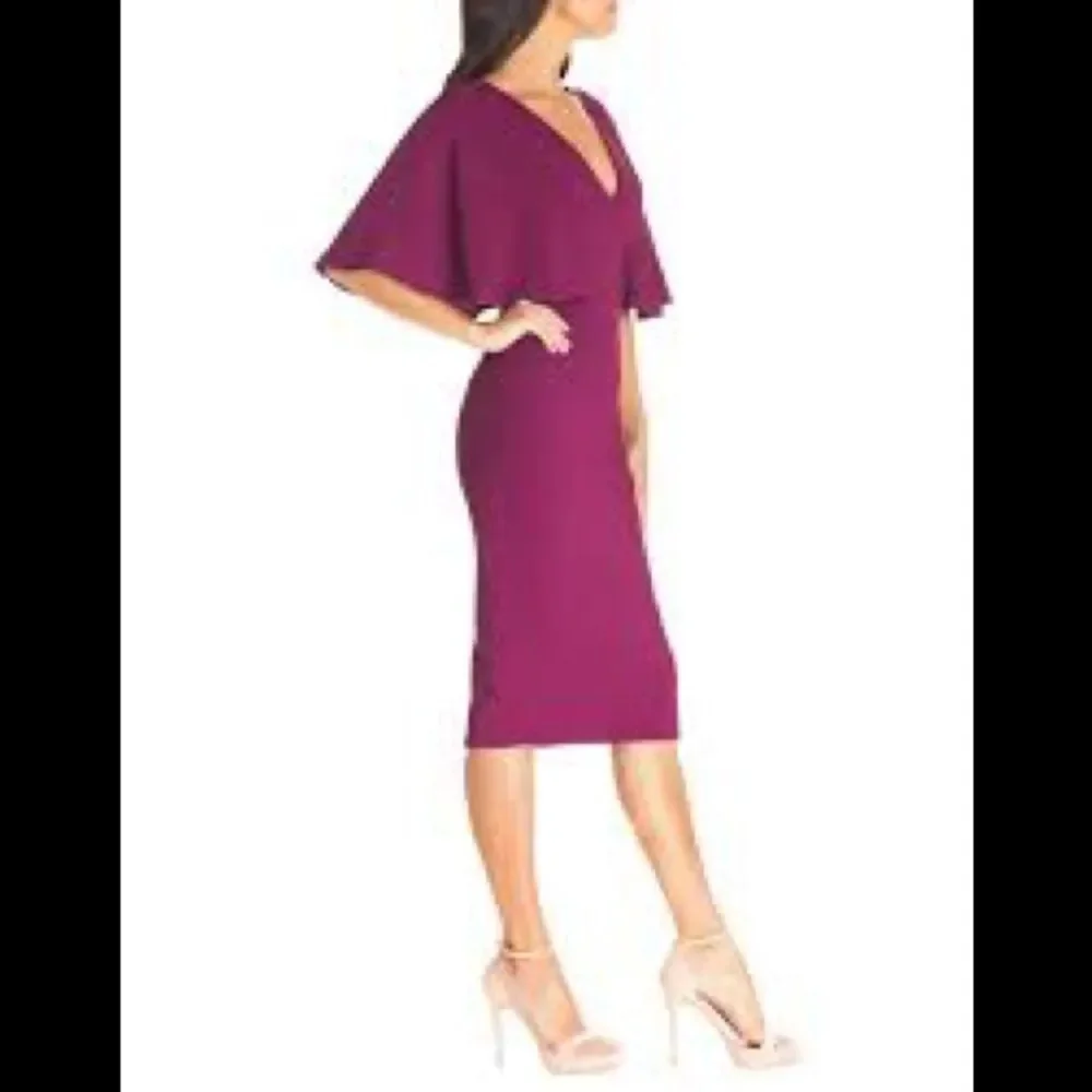Dress the population Louisa butterfly sleeve dress